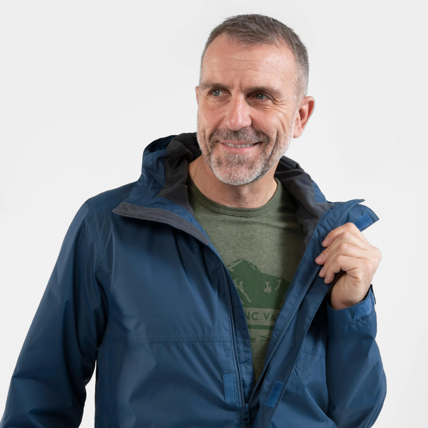 Quechua Men’s Waterproof Hiking Jacket NH500 Imper - Image 6