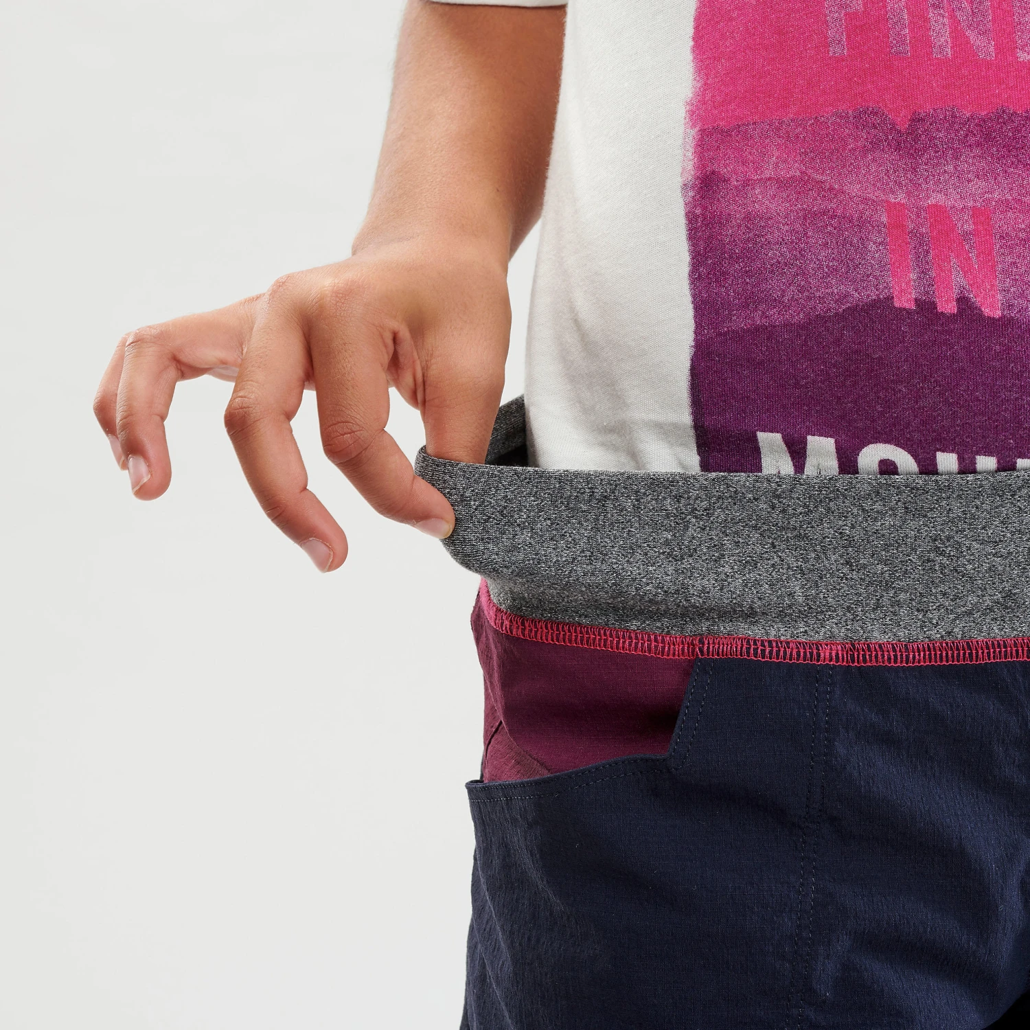 Quechua Hiking Shorts - MH500 - Dark Grey - Children 7 - Image 14