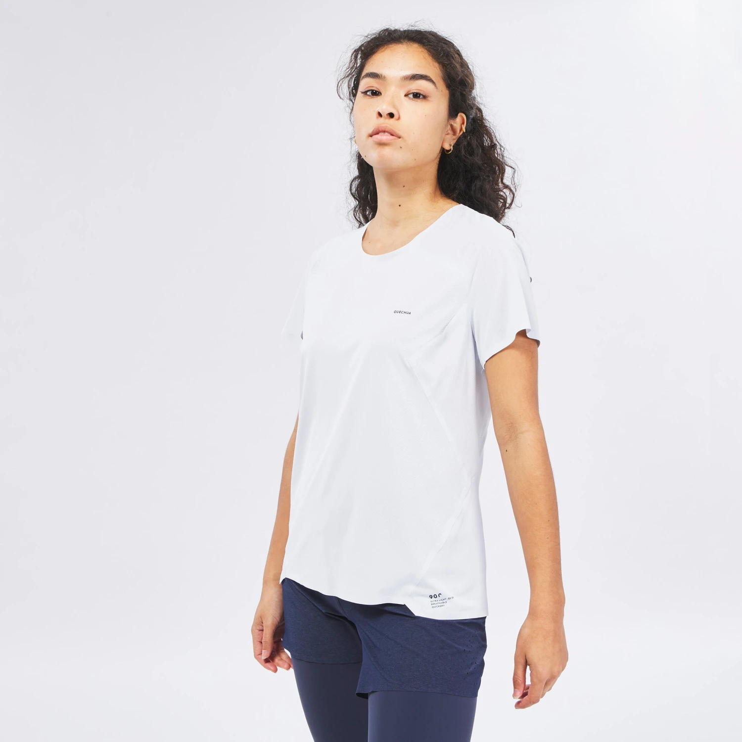 Quechua Women's Ultra-light, Rapid Hiking T-shirt FH 500 - Image 3