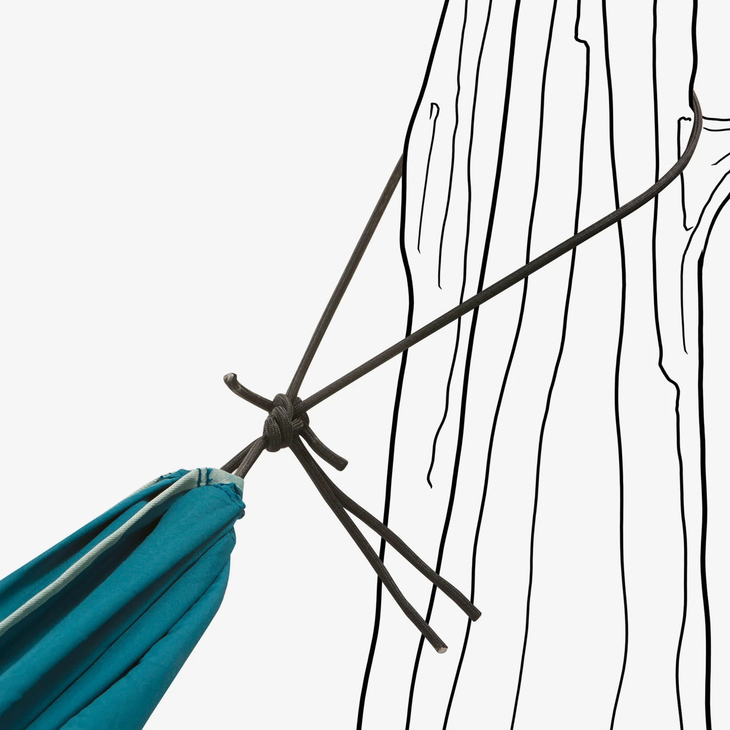 Quechua One-person Hammock - Basic 300 X 150 Cm - Image 4