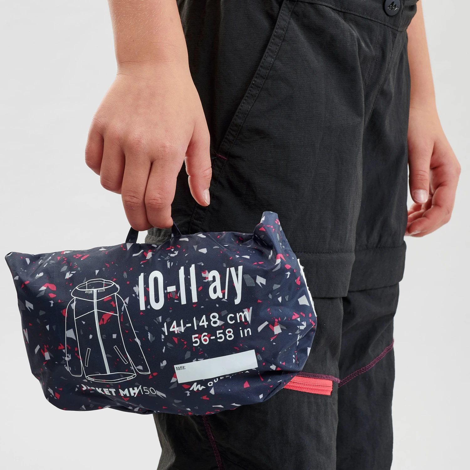 Quechua Kids' Hiking Waterproof Jacket MH150 7-15 Years - Image 9