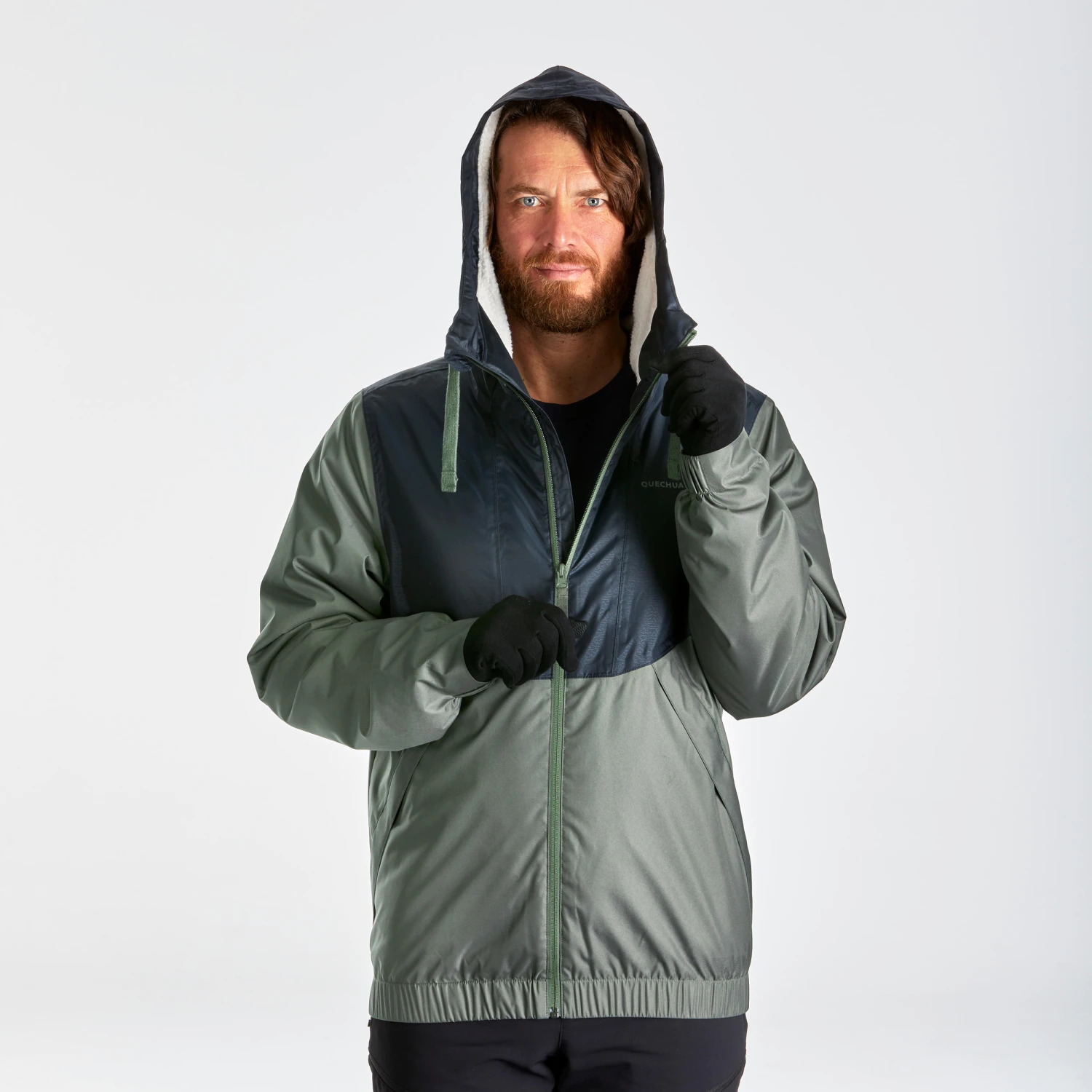 Quechua Men’s Hiking Waterproof Winter Jacket - SH100 - Image 2