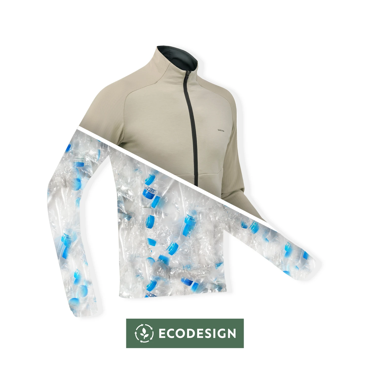 Quechua Men’s Hiking Thin Fleece Jacket - Image 10