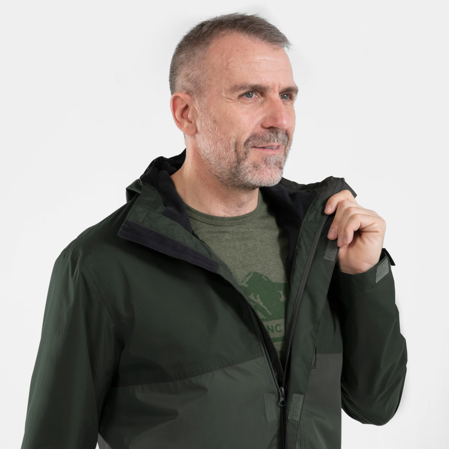 Quechua Men’s Waterproof Hiking Jacket NH500 Imper - Image 20