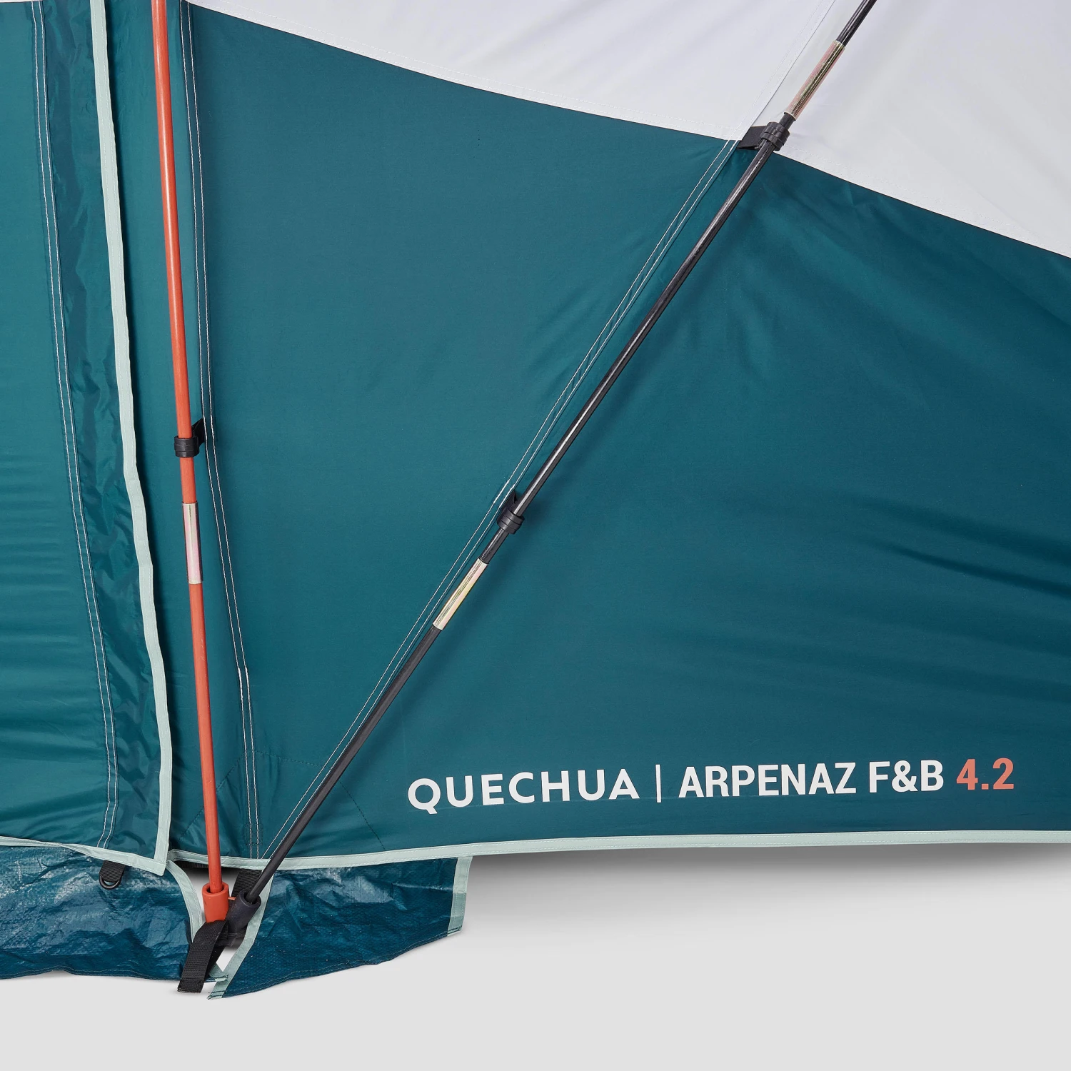 Quechua 4 Man Blackout Tent With Poles - Arpenaz 4.2 F&B - Image 19