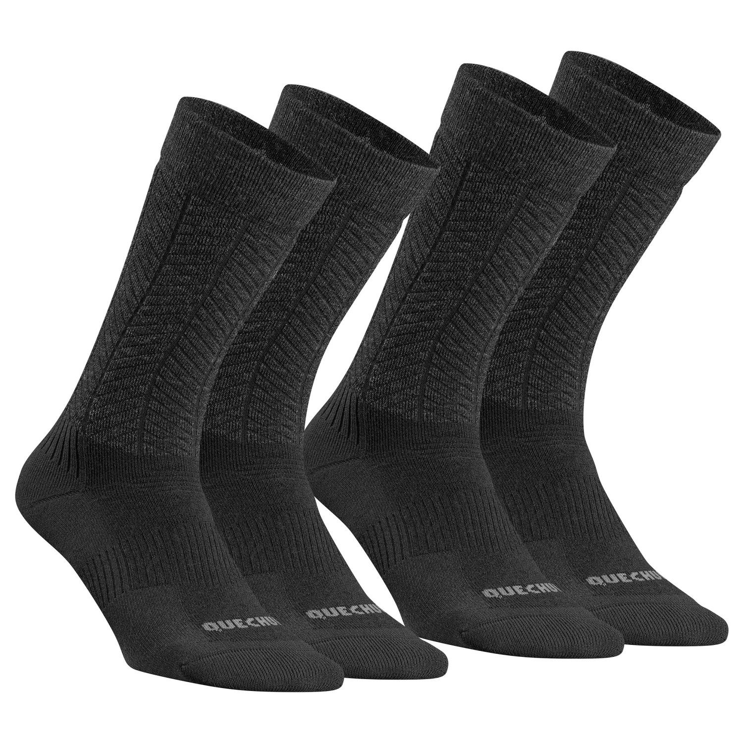 Quechua Warm Hiking Socks SH500 Mid 2 Pairs - Image 5