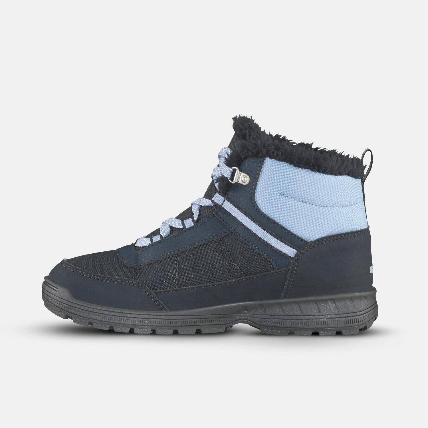 Quechua KIDS' WARM WATERPROOF HIKING BOOTS - SH100 WARM RIP-TAB - SIZE 35C - Image 11