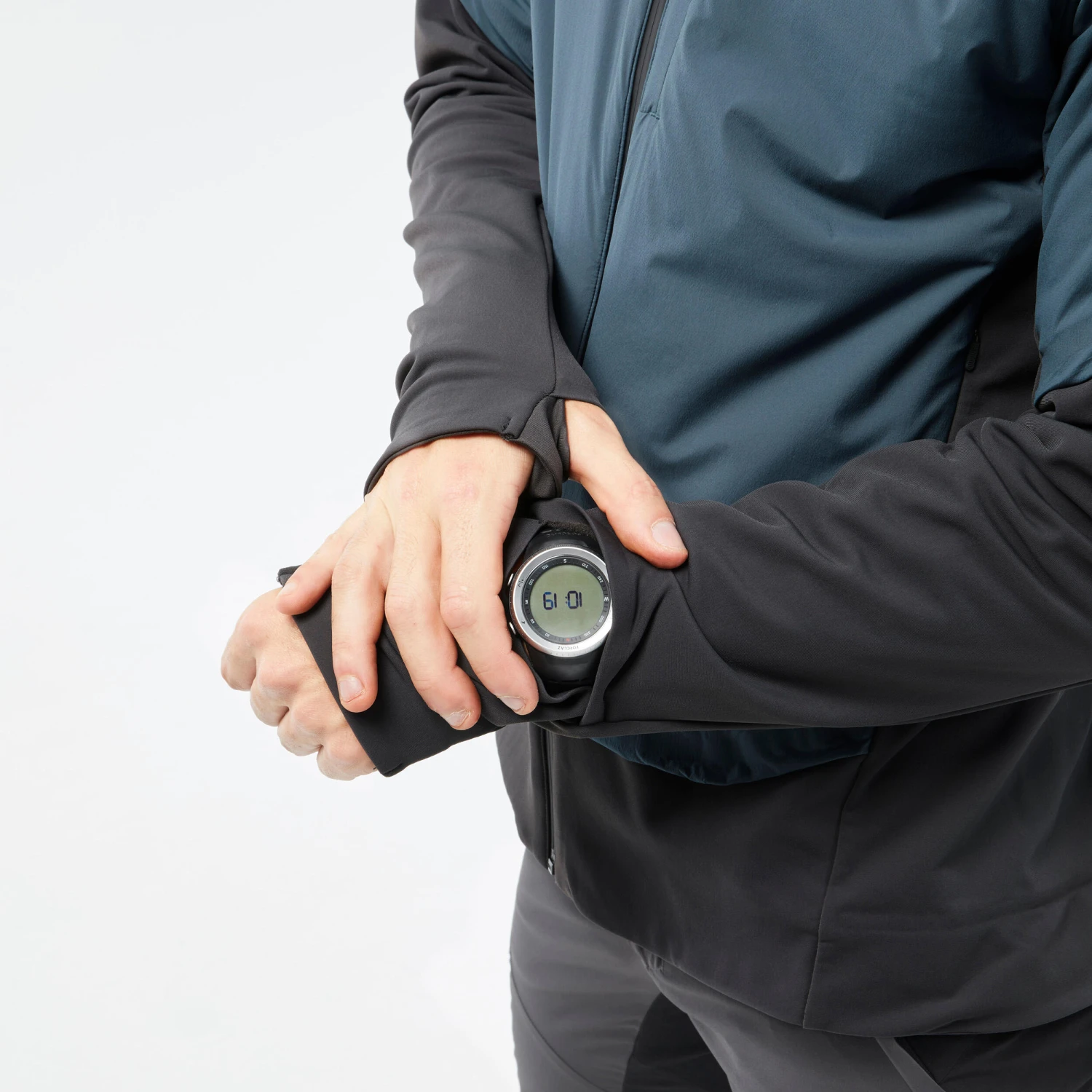 Quechua Men’s Hiking Hybrid Hooded Fleece Jacket - Image 10