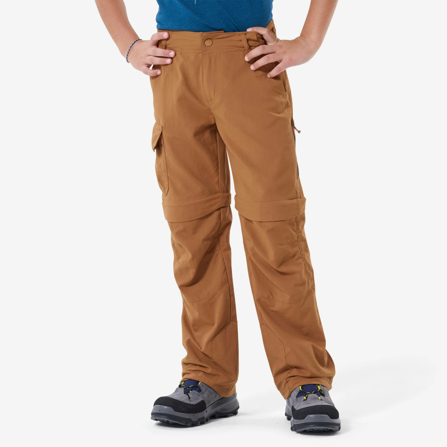 Quechua Kids’ Modular Hiking Trousers MH500 Aged 7 - Image 14