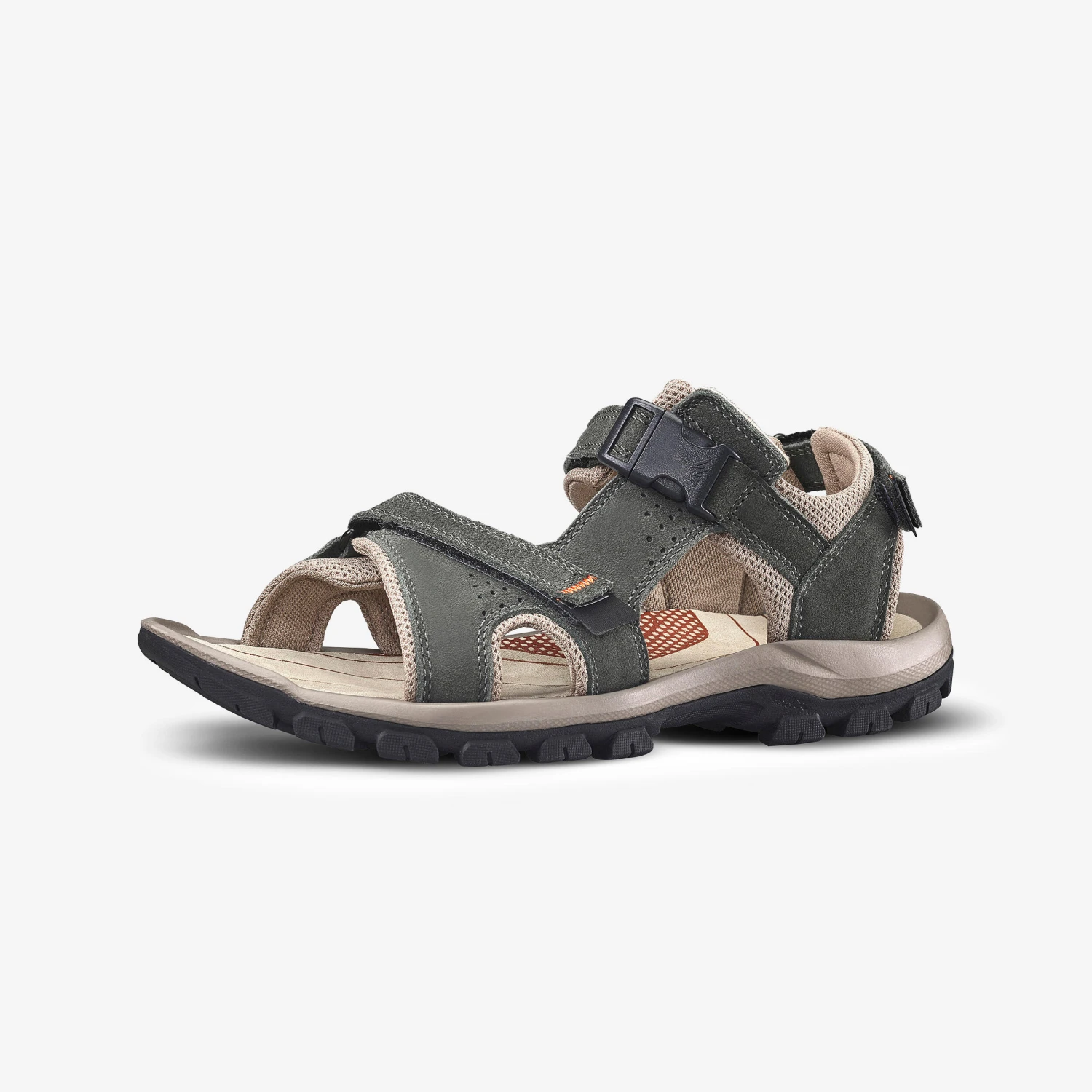 Quechua Men's Leather Walking Sandals - NH120 - Image 9