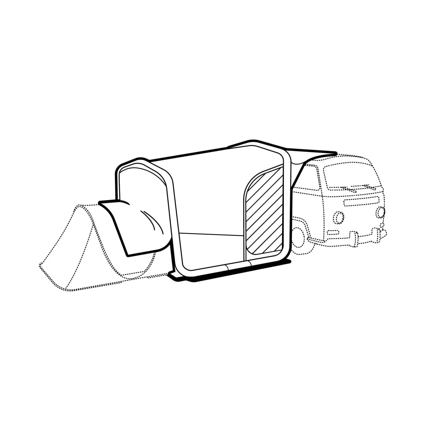 Quechua 6 Person Inflatable Camping Shelter - Image 2