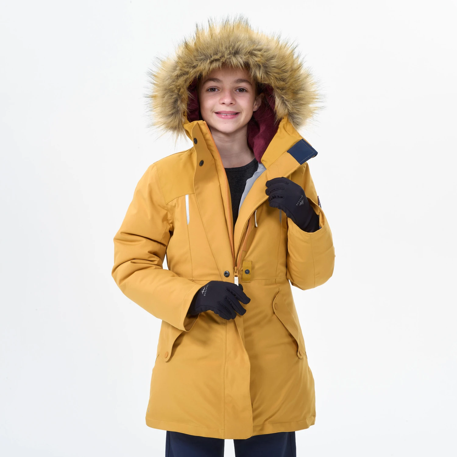 Quechua KIDS’ WARM AND WATERPROOF HIKING PARKA - SH900 -17°C - 7 - Image 2