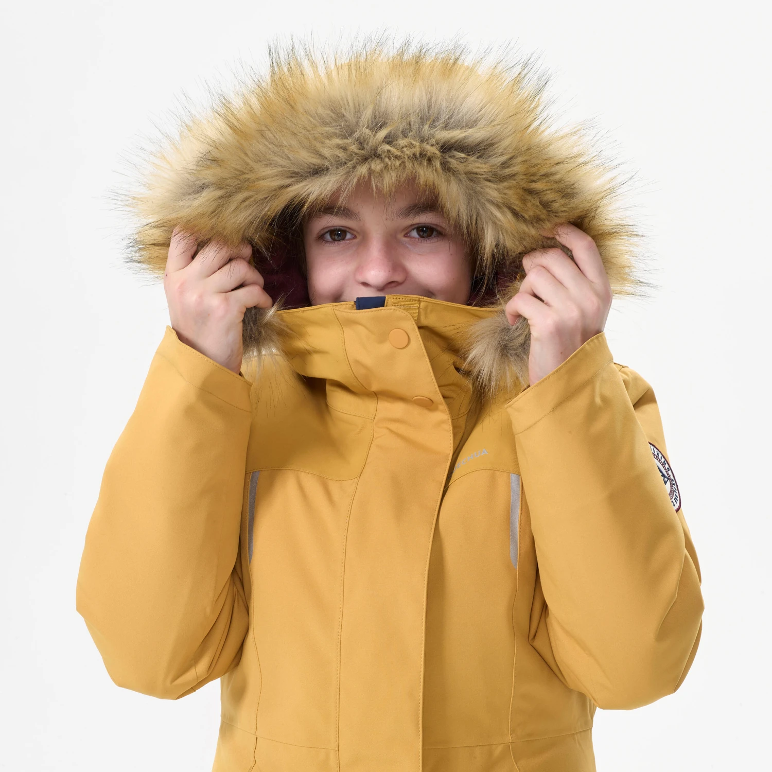 Quechua KIDS’ WARM AND WATERPROOF HIKING PARKA - SH900 -17°C - 7 - Image 5