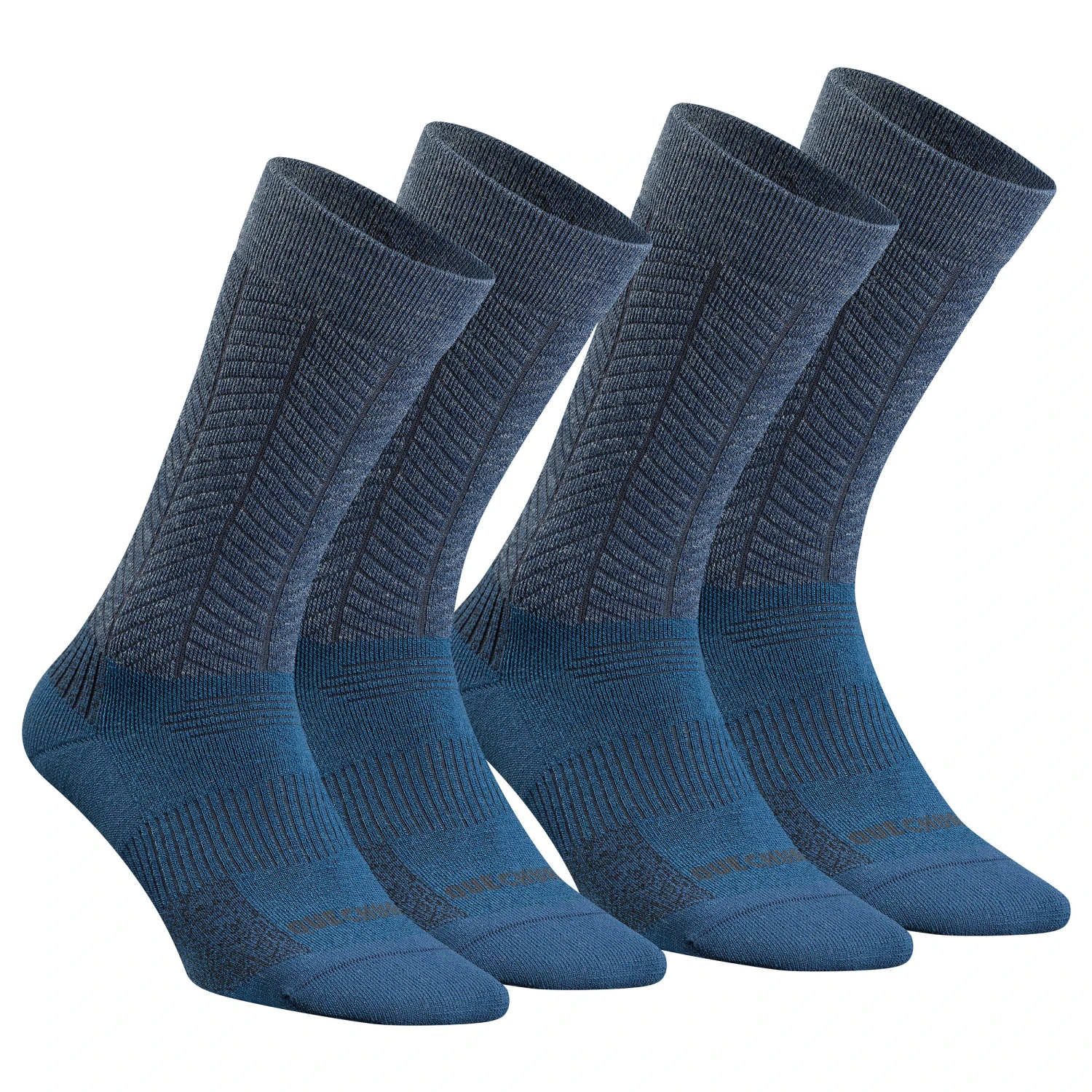 Quechua Warm Hiking Socks SH500 Mid 2 Pairs - Image 9