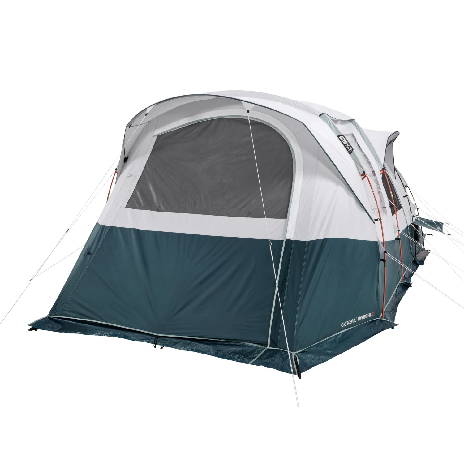 Quechua 6 Man Blackout Tent With Poles - Arpenaz 6.3 F&B - Image 5