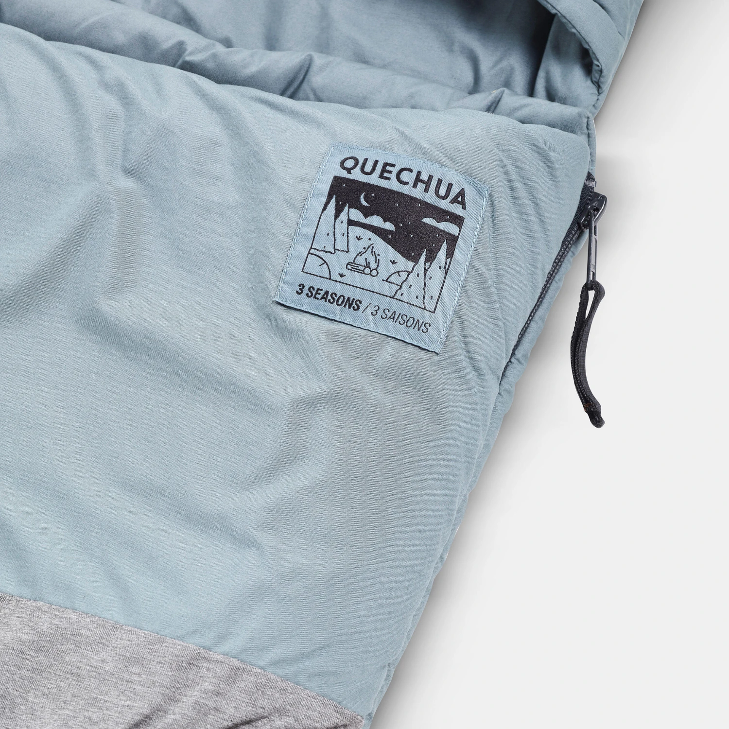 Quechua CAMPING SLEEPING BAG - ARPENAZ 0° COTTON DOUBLE - Image 7