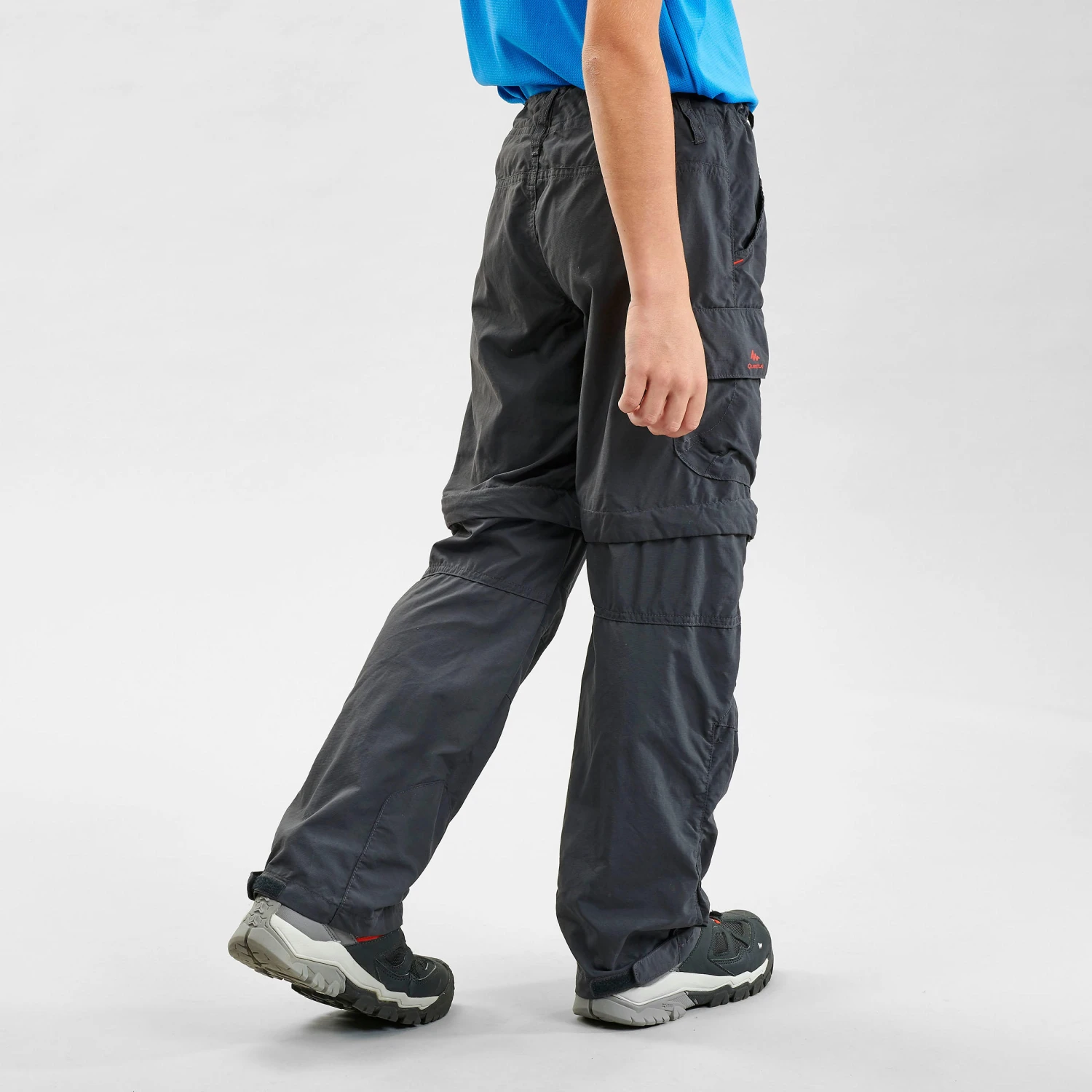 Quechua Kids’ Modular Hiking Trousers MH500 Aged 7 - Image 4