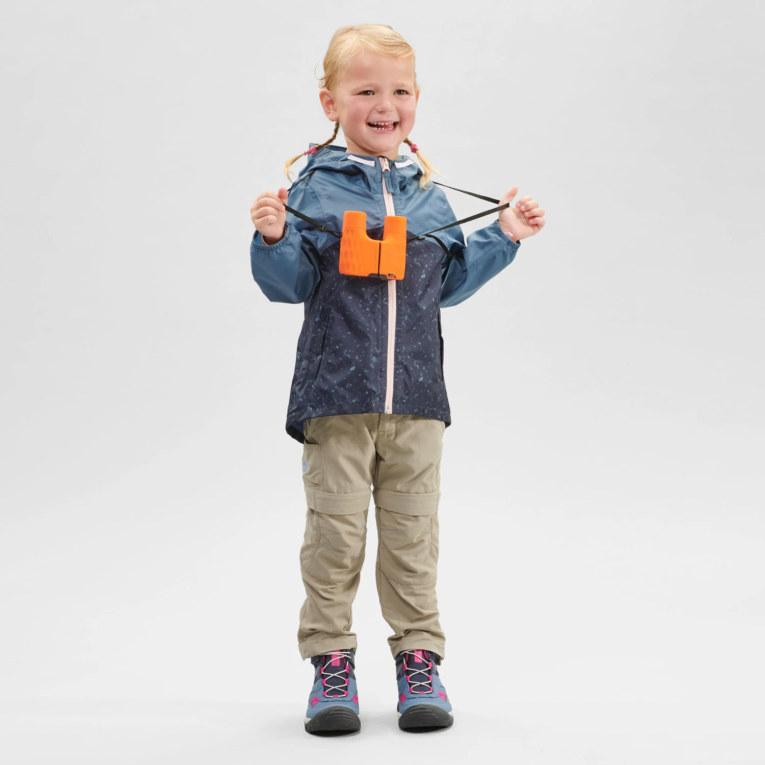 Quechua Kids' Hiking Waterproof Jacket MH150 2 - Image 2