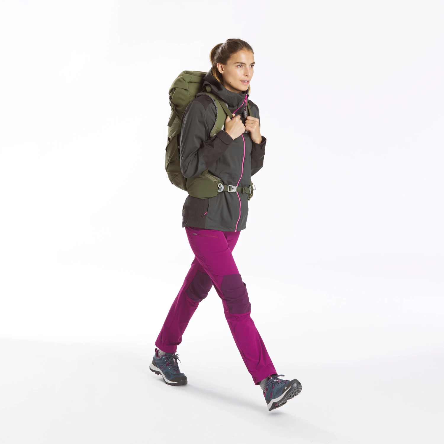Quechua Women's Waterproof Mountain Walking Jacket - Image 2
