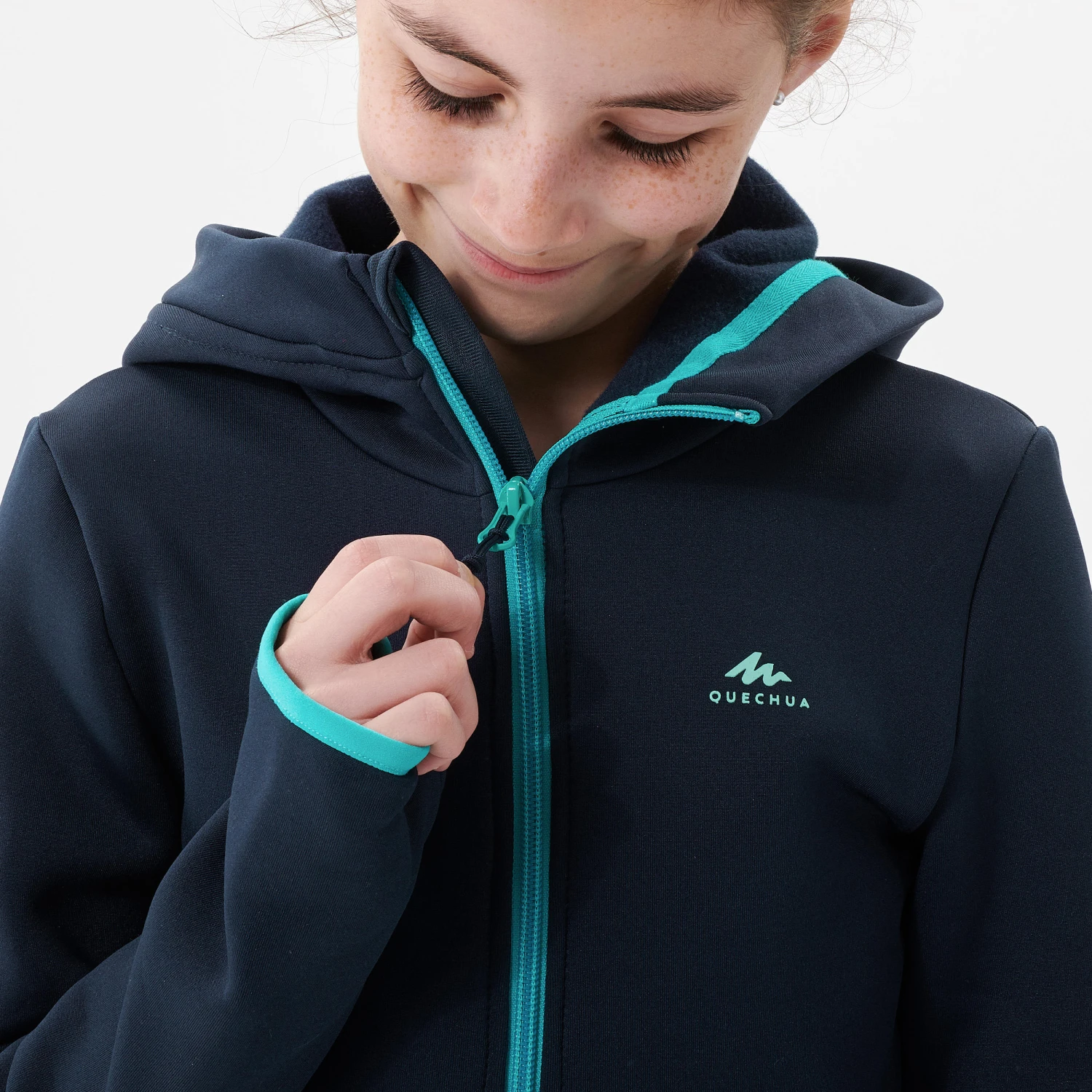 Quechua KIDS’ HIKING FLEECE - MH500 AGED 7-15 - Image 6