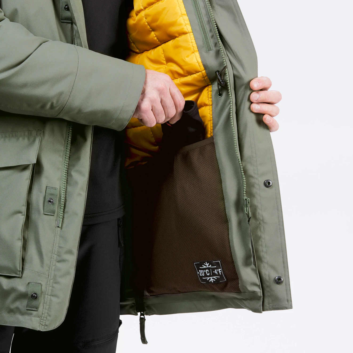 Quechua Men’s Winter Waterproof Hiking Parka - SH900 - Image 7