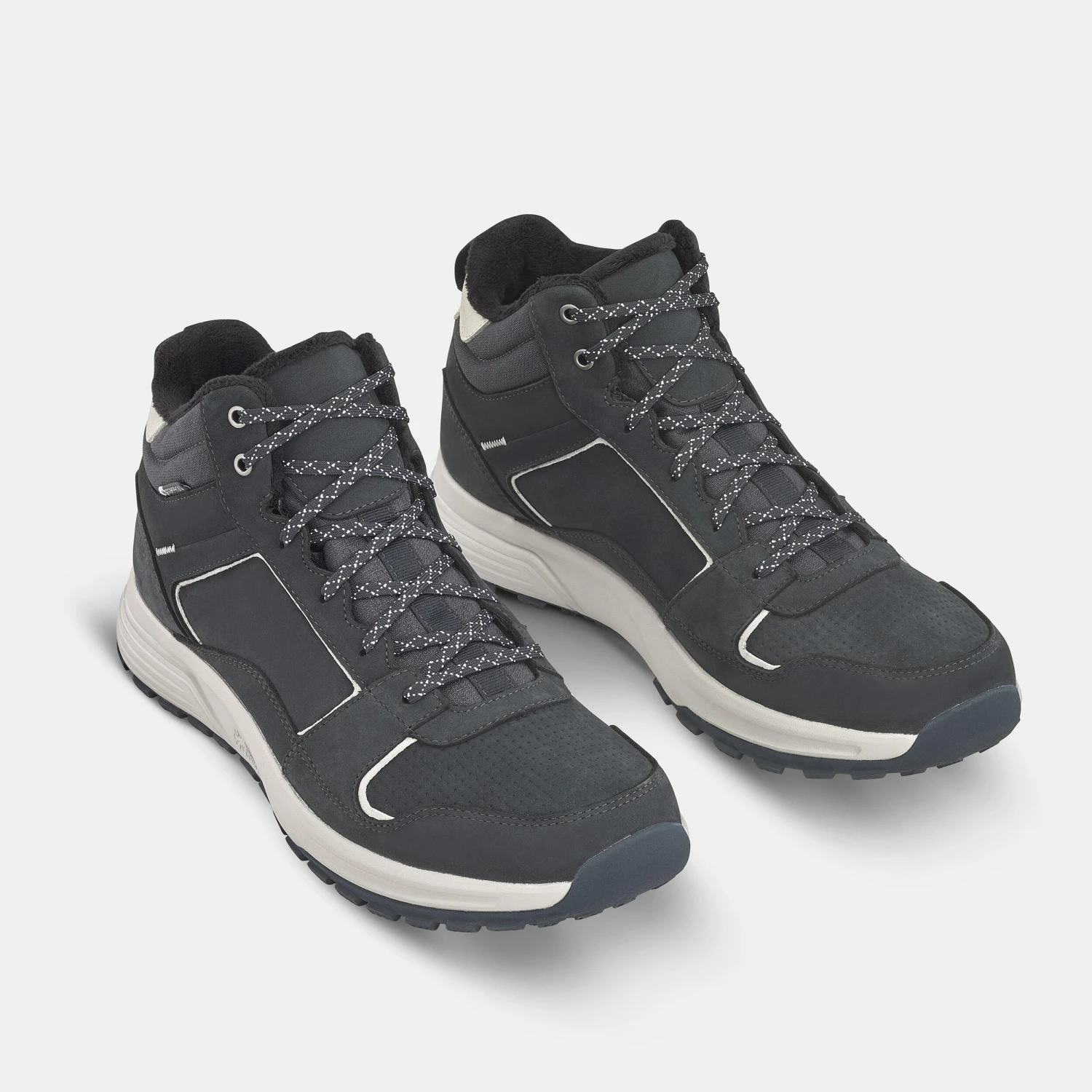 Quechua Men’s Warm And Waterproof Leather Hiking Boots - Image 2