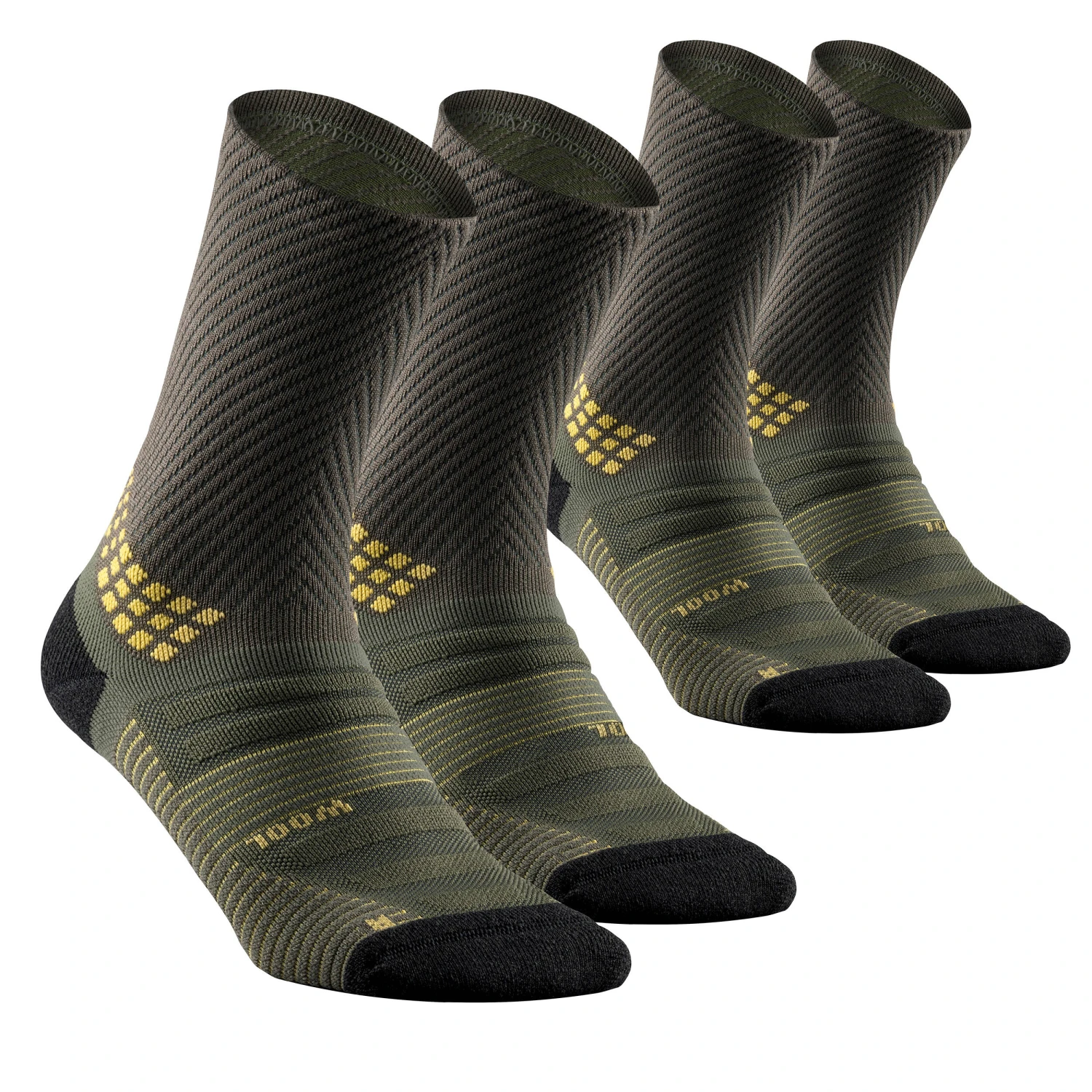 Quechua Hiking Socks Hike 900 High 2-Pack