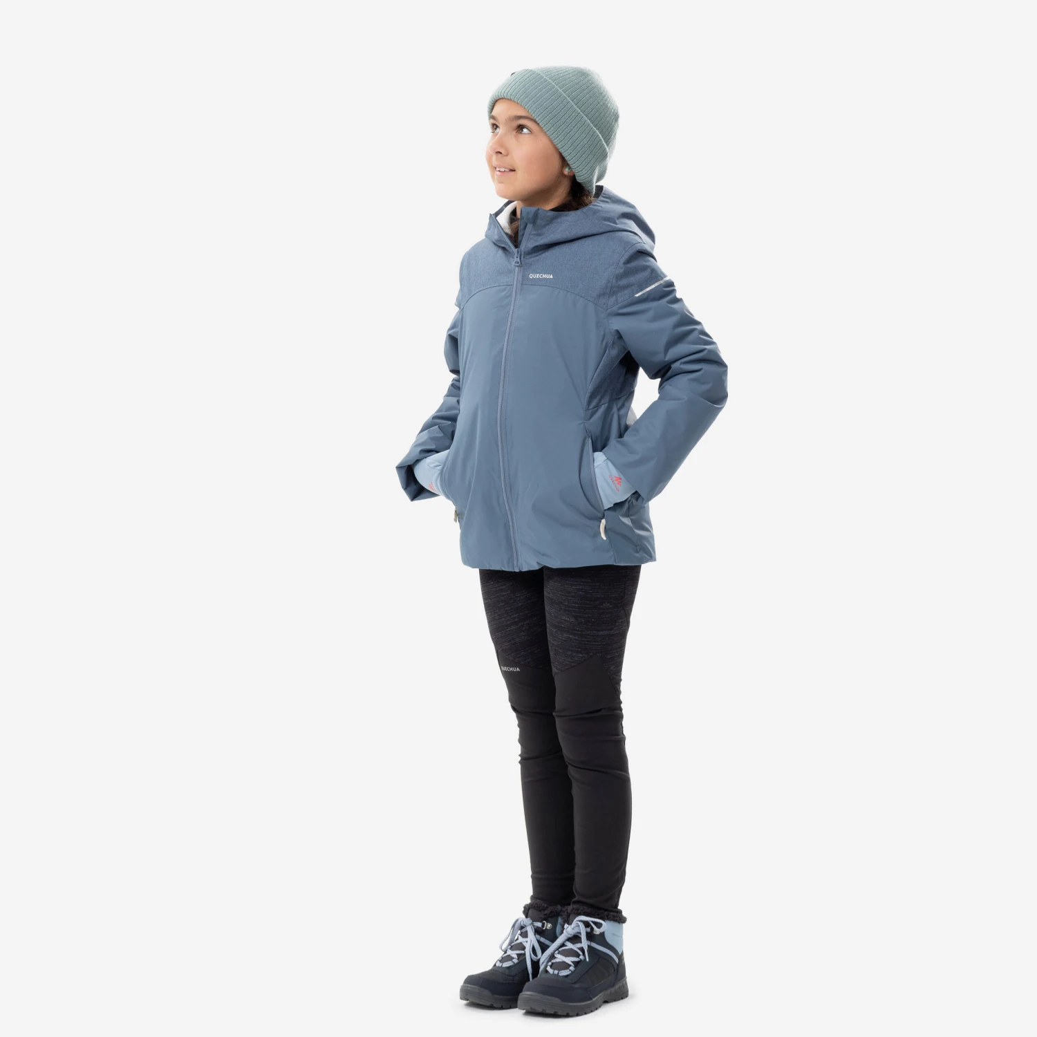 Quechua Kids’ Waterproof Winter Hiking Jacket SH100 X-Warm -3°C Age 7 - Image 14