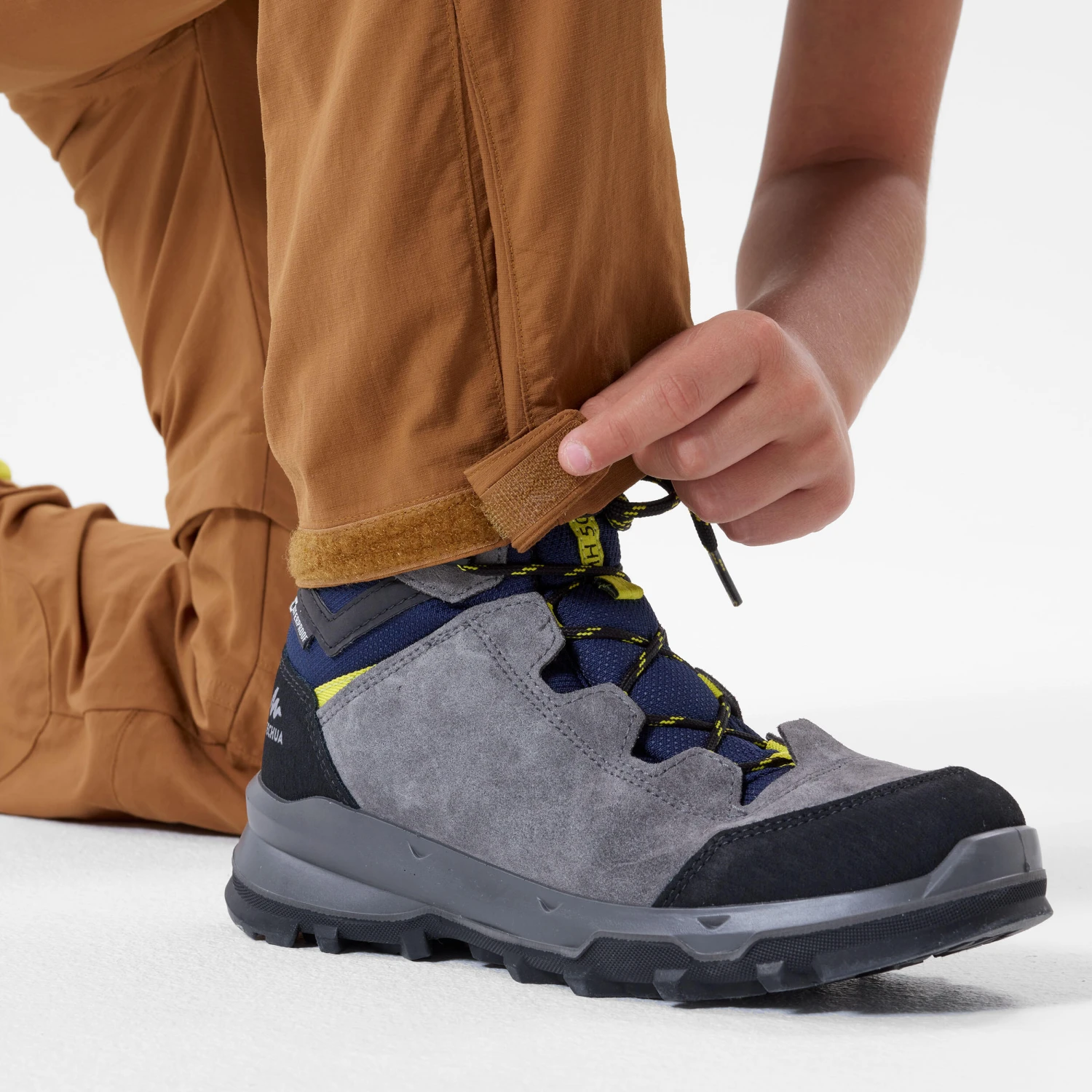 Quechua Kids’ Modular Hiking Trousers MH500 Aged 7 - Image 19