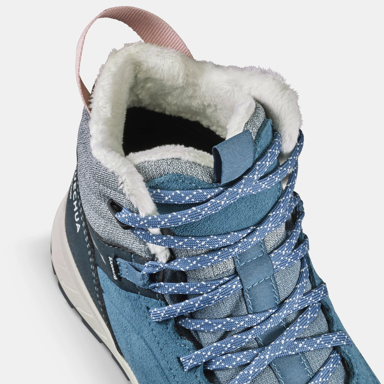 Quechua KIDS’ WARM WATERPROOF HIKING BOOTS - SH500 Leather Lace-up - Image 7