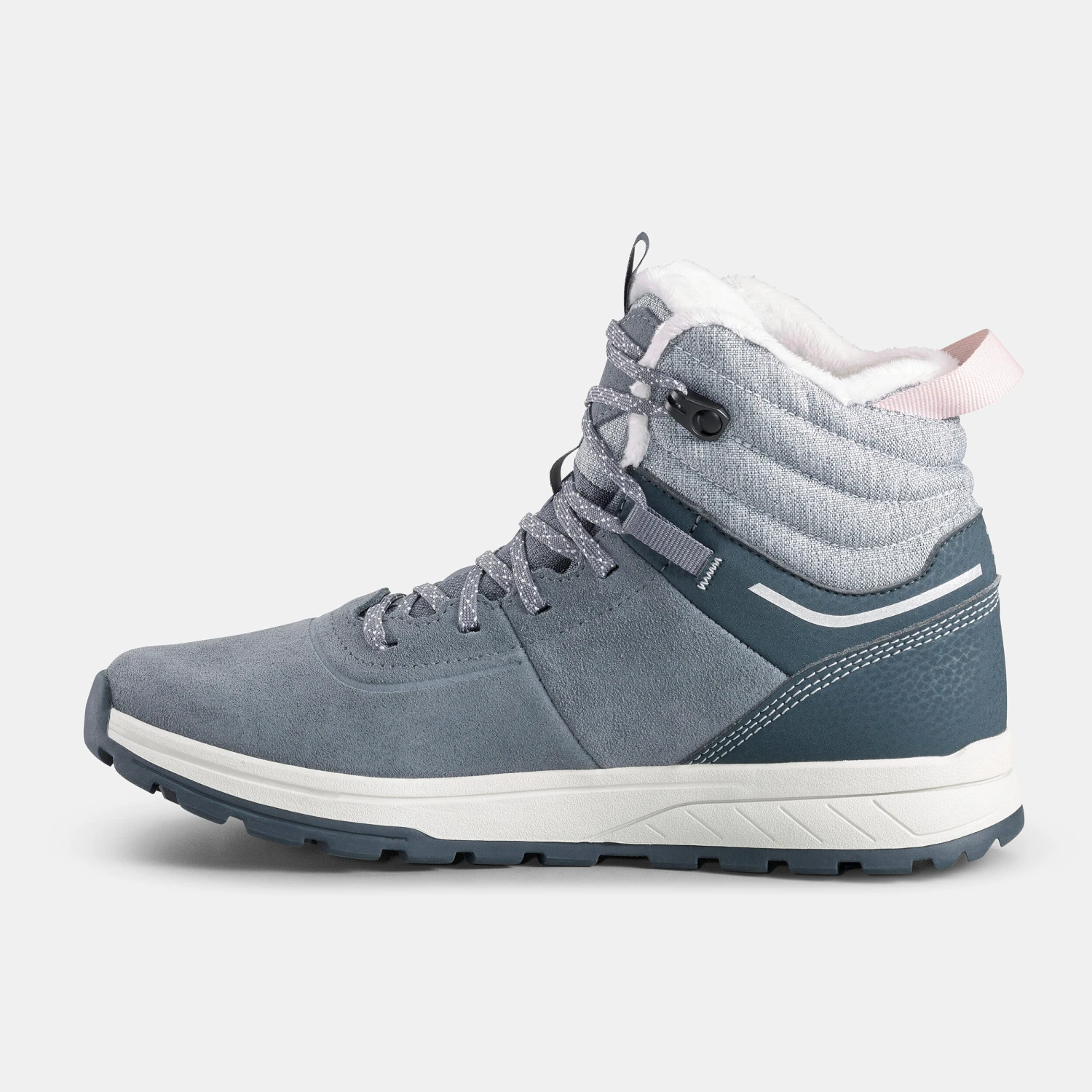 Quechua KIDS’ WARM WATERPROOF HIKING BOOTS - SH500 Leather Lace-up - Image 11