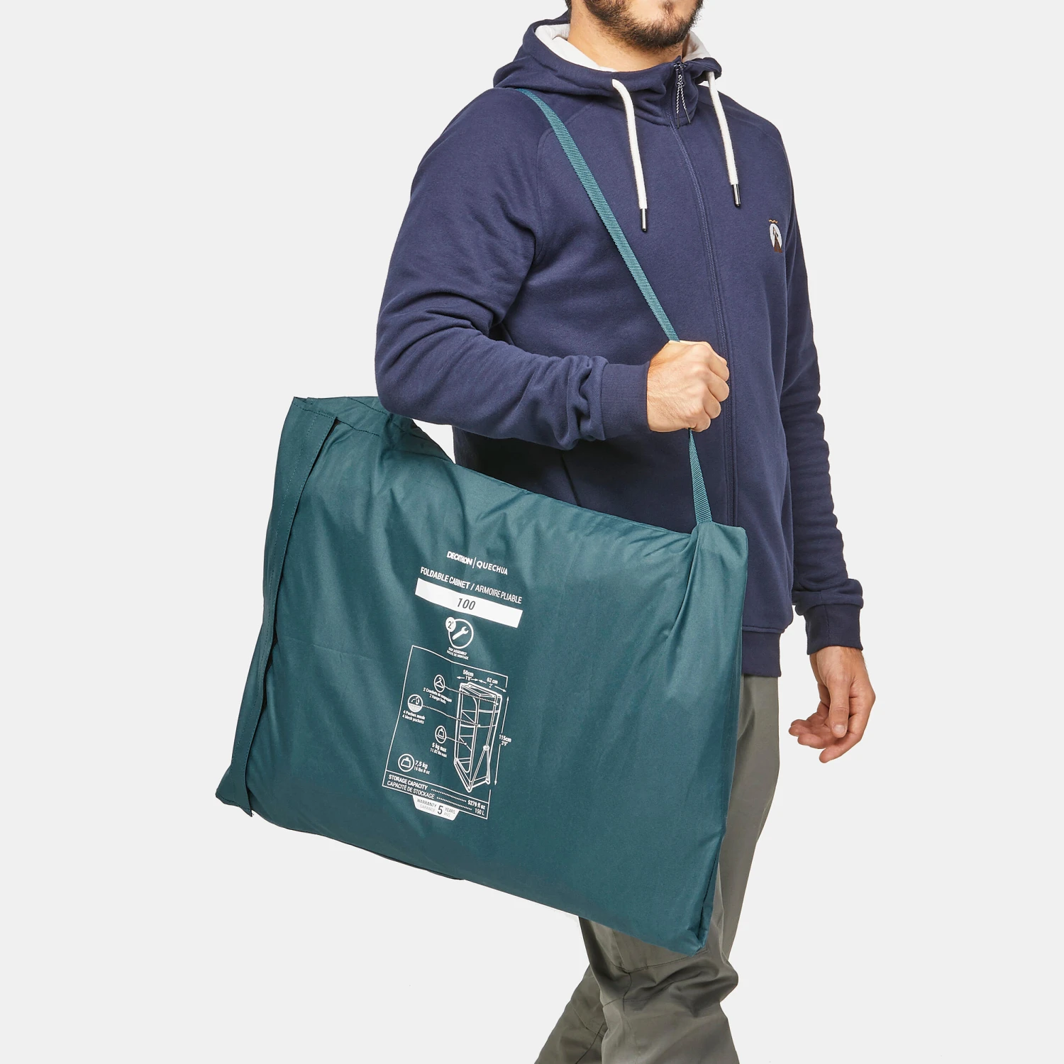 Quechua Folding And Compact Camping Wardrobe - Image 2