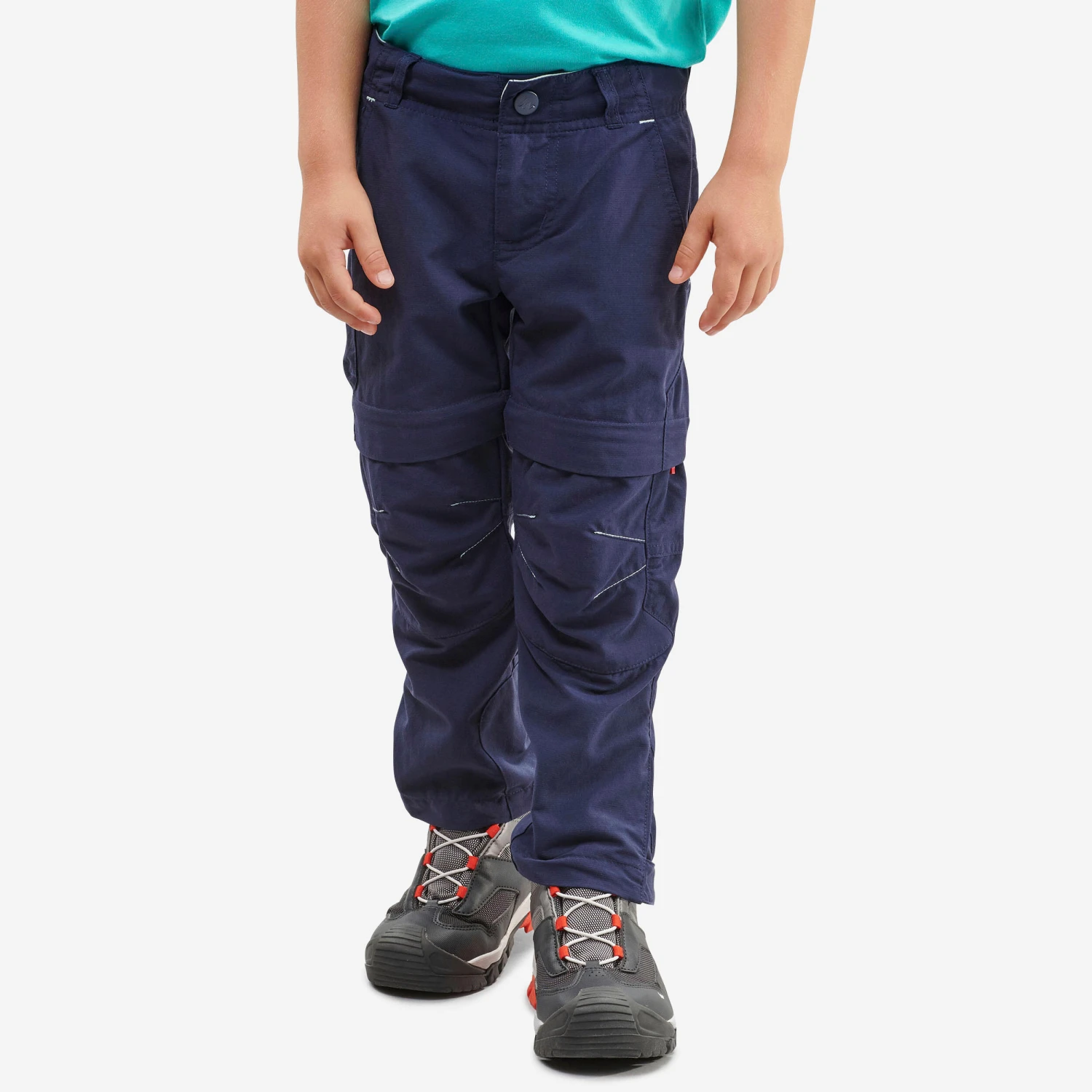 Quechua Kids' Hiking Zip-Off Trousers MH500 2 - Image 14