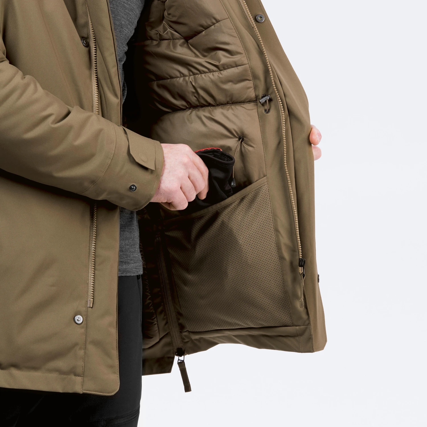 Quechua MEN'S HIKING WATERPROOF WINTER PARKA - SH500 - Image 7