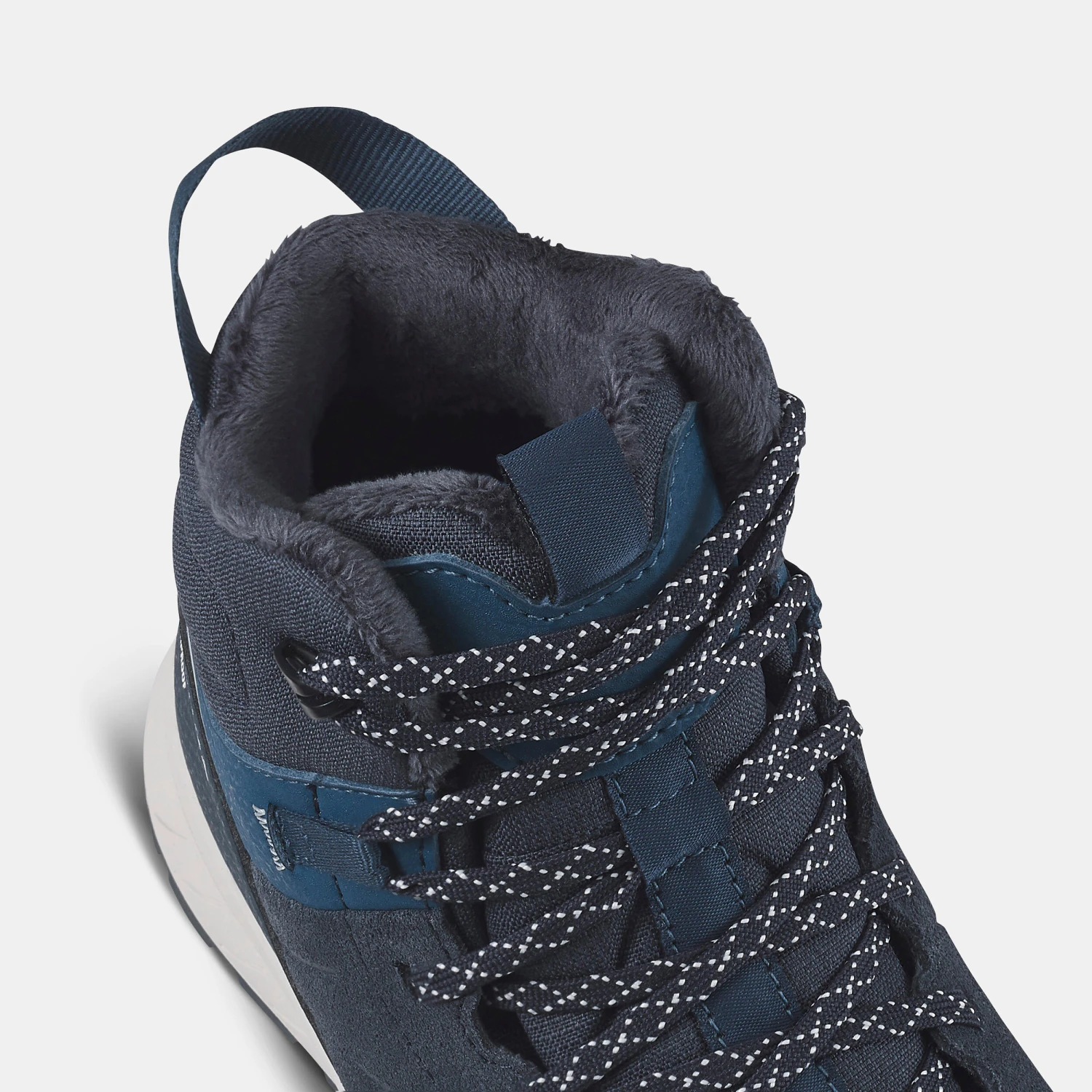 Quechua Kids' Warm And Waterproof SH500 Lace-up Leather Hiking Shoes - Size 2.5 - Image 15