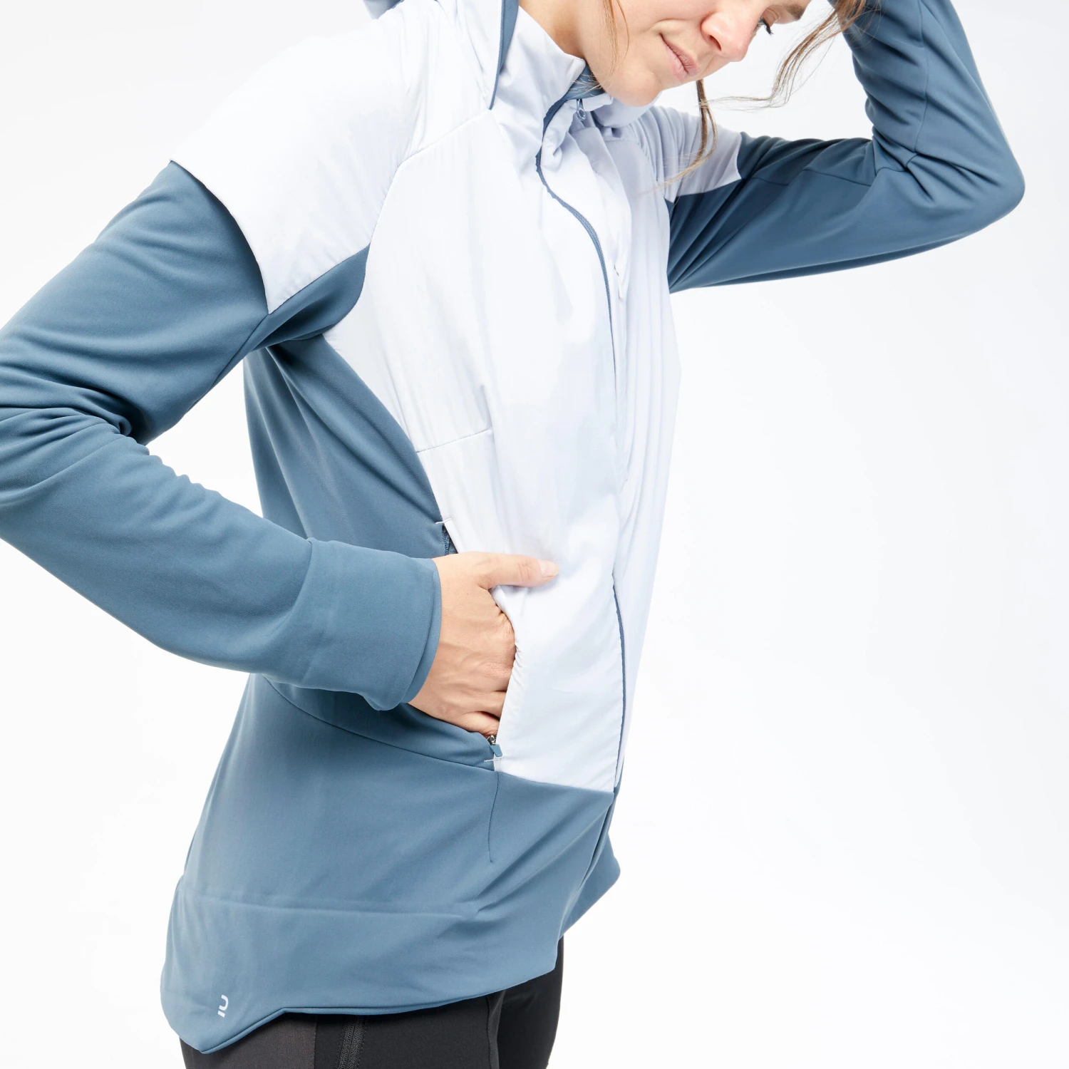 Quechua Men's Hiking Hybrid Fleece Jacket - Image 5