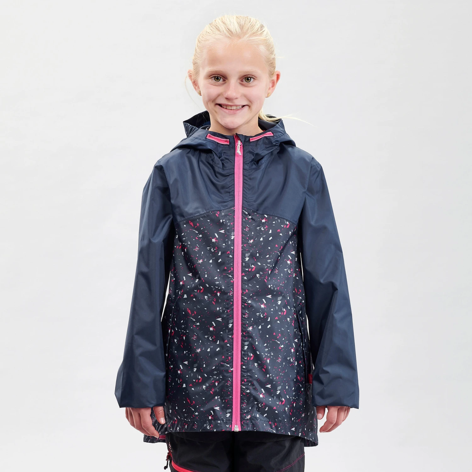 Quechua Kids' Hiking Waterproof Jacket MH150 7-15 Years - Image 3