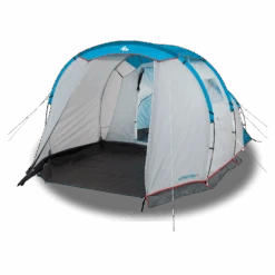 Quechua 4 Man Tent With Poles