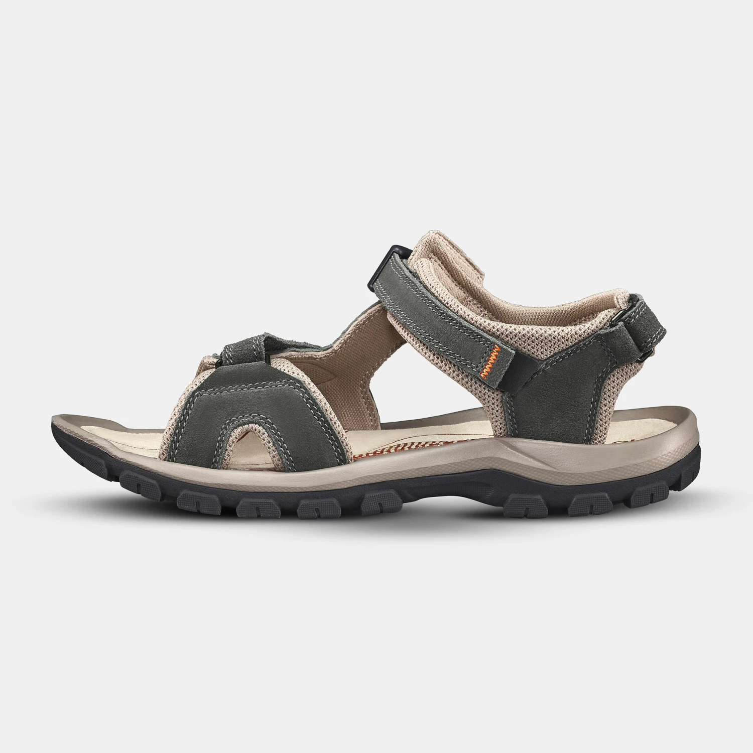 Quechua Men's Leather Walking Sandals - NH120 - Image 10